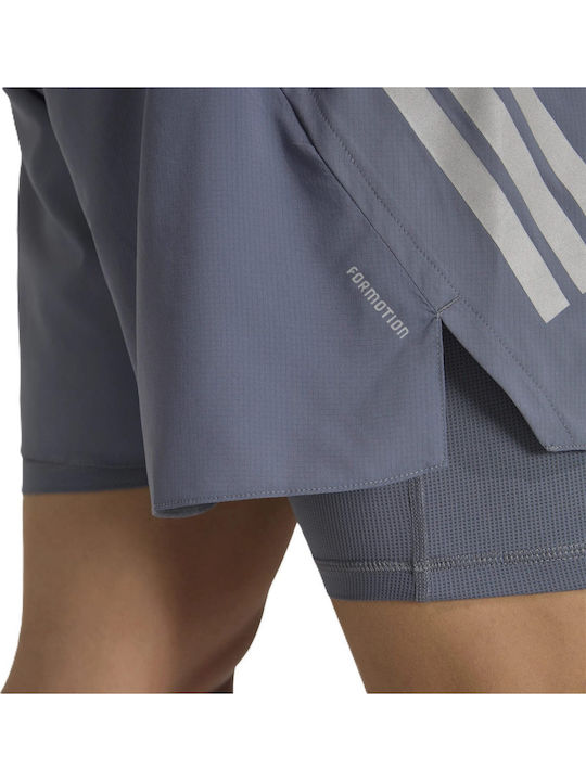 Adidas 2 в 1 Спортна Мъжка Бермуди Onyx
