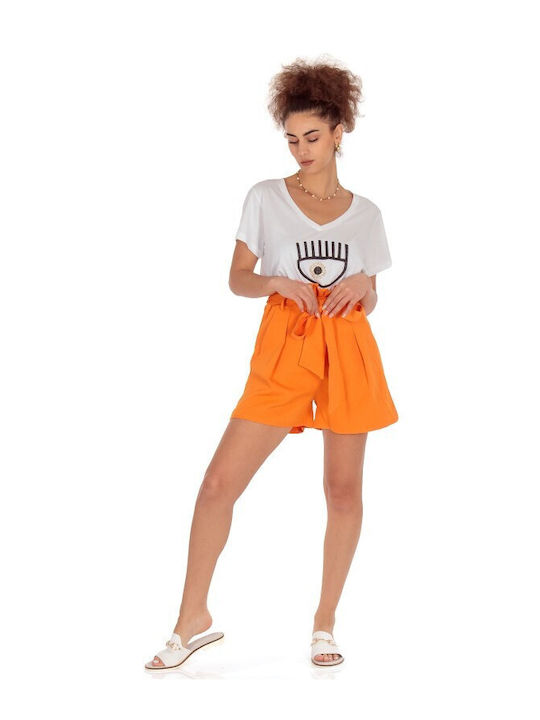Women's Orange Shorts