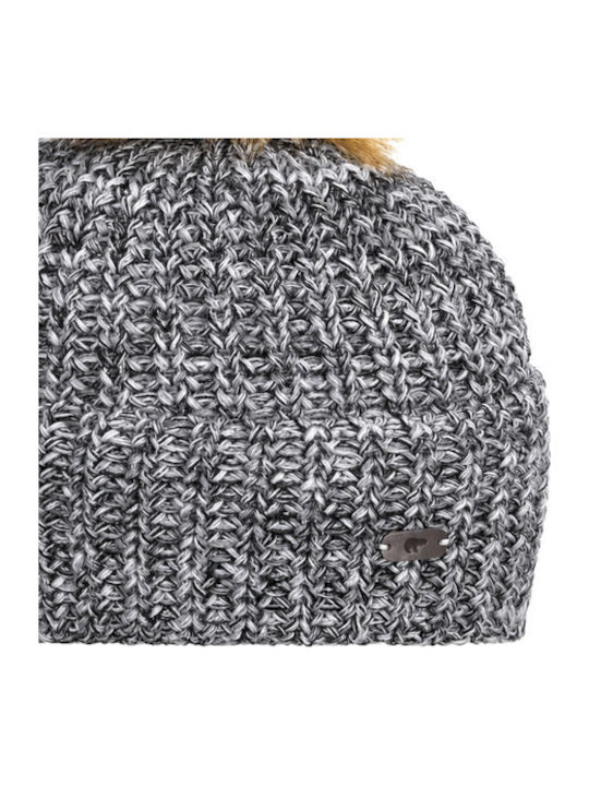 Lux Beanie Women's Knitted Beanie in Grey Colour