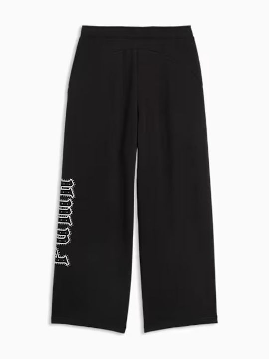 Glam Damen Jogginghose Fleece Schwarz