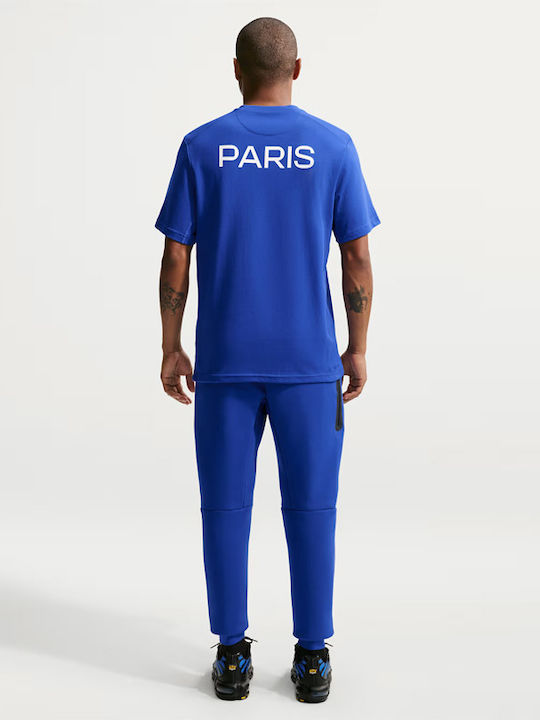 Paris Saint-Germain Tech Soccer Sweatpants Blue