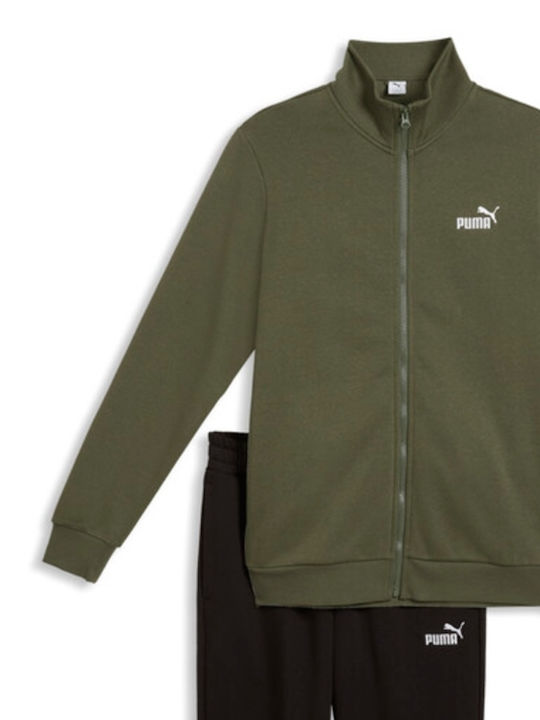 Essentials Sweat Set with Elastic Khaki