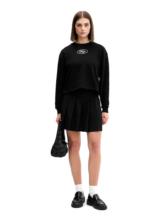 High Waist Mini Skirt Black