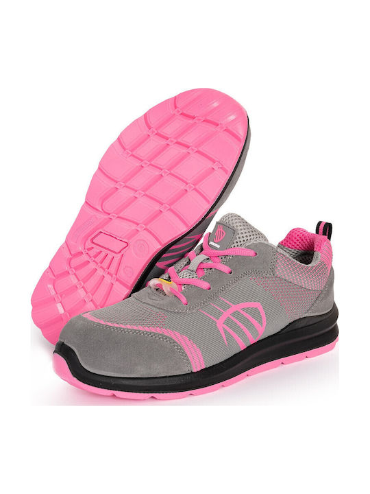 Procera Waterproof Boots Safety Pink S1 with Certification ESD