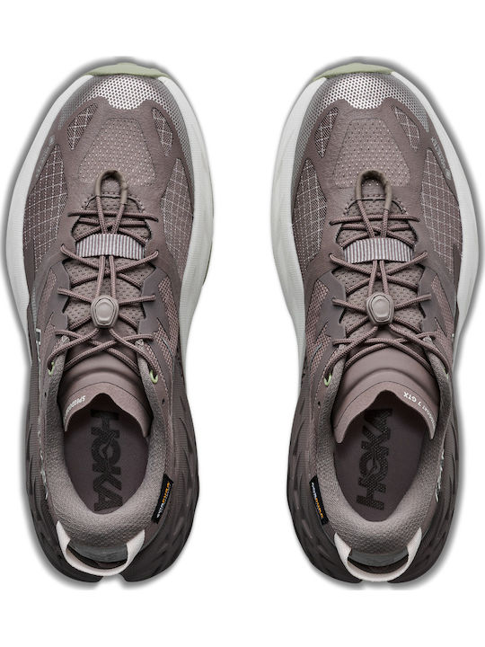 HOKA Women's Grey Gore-Tex Hiking Shoes