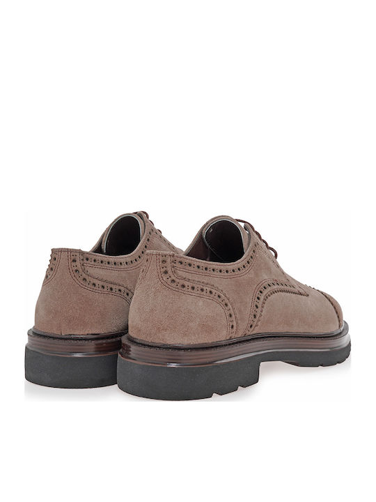 Suede Men's Casual Shoes Brown