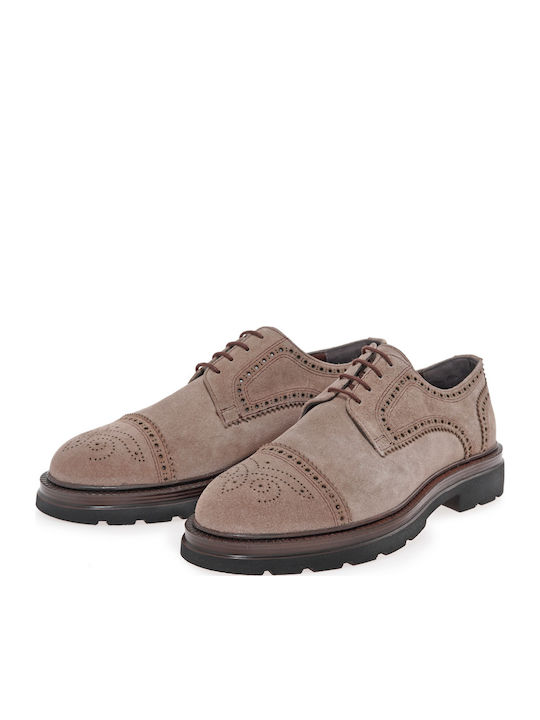 Suede Men's Casual Shoes Brown