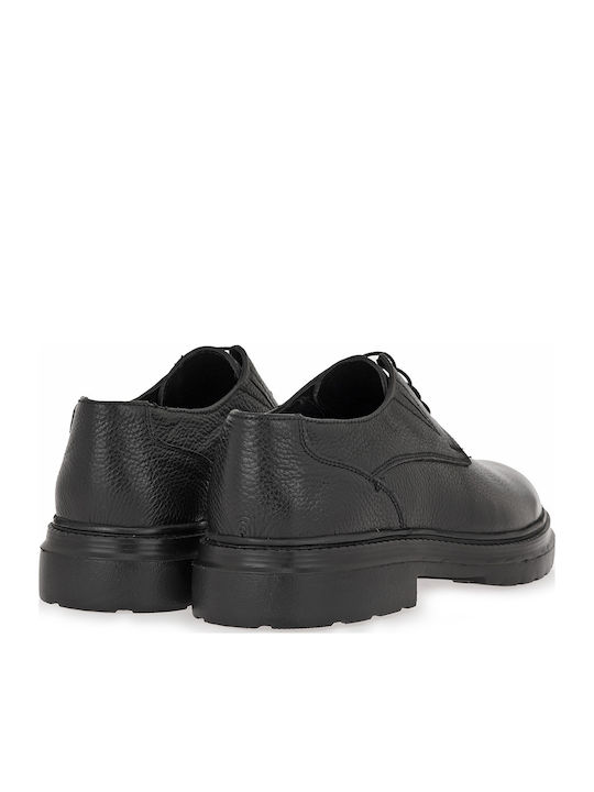 Leather Men's Casual Shoes Black