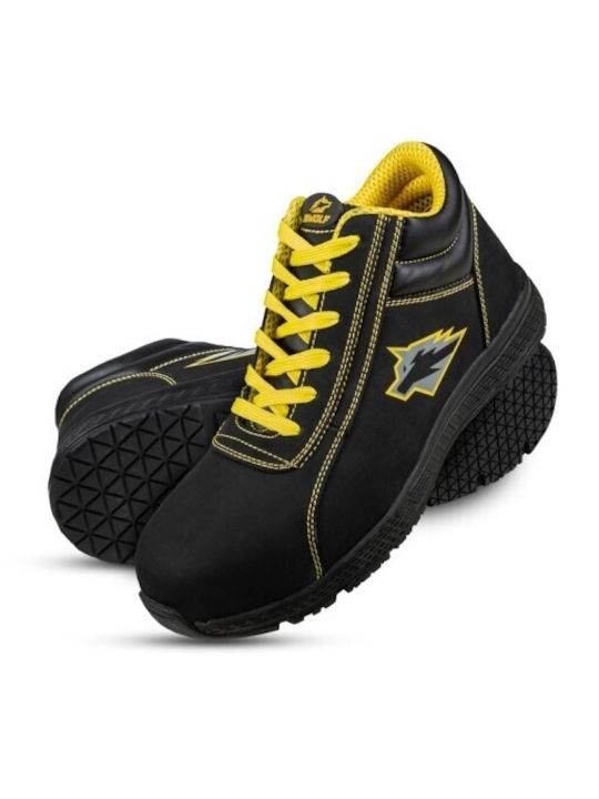 Bwolf Waterproof Cizme de Securitate Black S3 cu Certificare HI, HRO,SRC