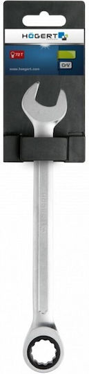 Cheie Combinată Hogert Inel Cu Clichet Oțel Crv 32 Mm 72 Dinți