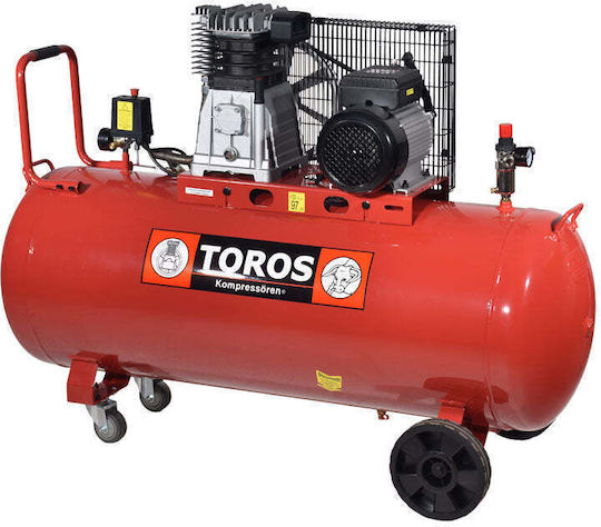 Toros DH-30200/10 Cu o singură fază Compresor de aer cu Putere 3hp și Rezervor de aer 200lt 602040
