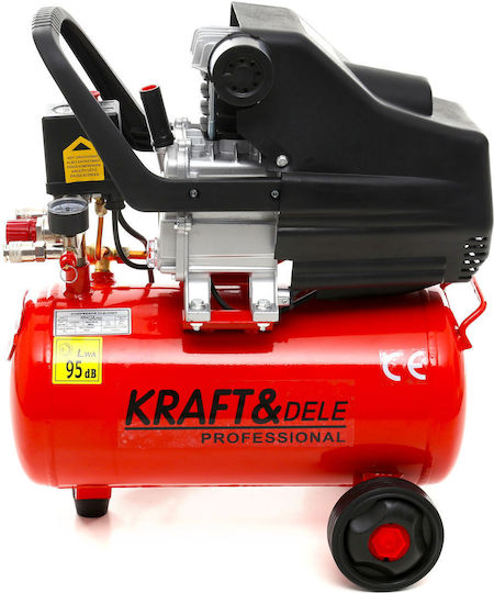 Kraft & Dele Cu o singură fază Compresor de aer cu Putere 3.8hp și Rezervor de aer 24lt NR853