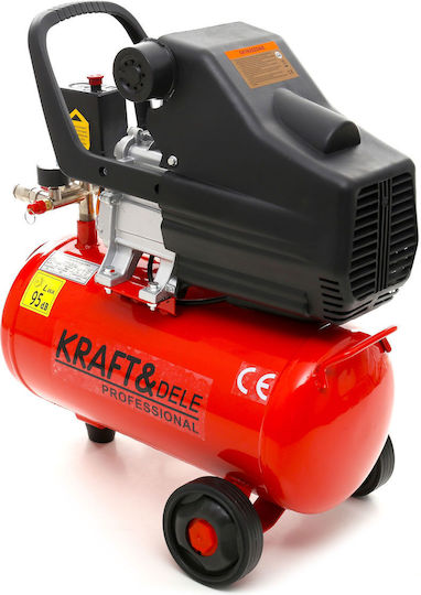 Kraft & Dele Cu o singură fază Compresor de aer cu Putere 3.8hp și Rezervor de aer 24lt NR853