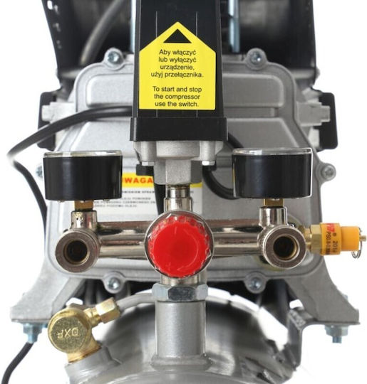 Tagred Cu o singură fază Compresor de aer 95dB cu Putere 3.4hp și Rezervor de aer 24lt