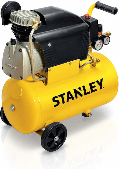 Stanley D210/8/50 Single-Phase Air Compressors 94dB with Power 2hp and Airtank 50lt FCDV404STN006