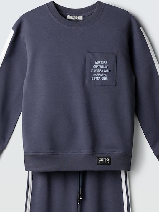 Evita Set pentru copii cu pantaloni de vară 2 bucăți Antracit