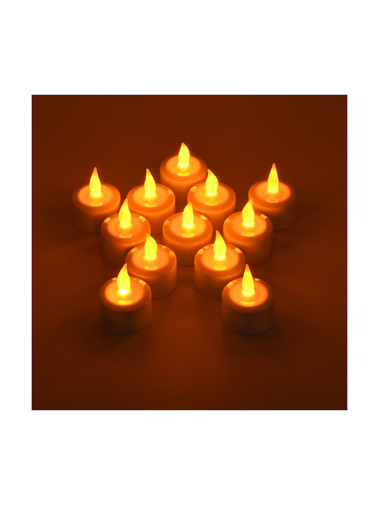 GloboStar Decorative LED Light Warm White 2700K Candle 12pcs 62x33.5x42cm