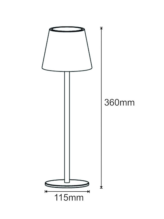 Lightex Decorative Lamp Black