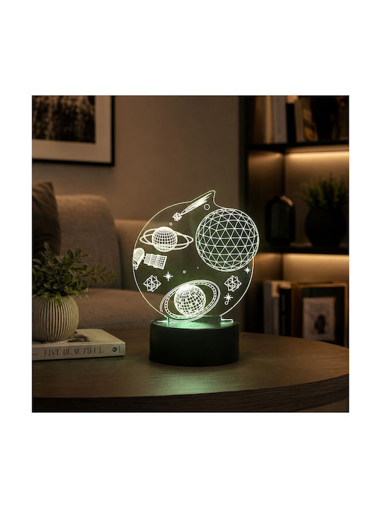 Decorative Lighting Panorama LED RGB 3D Illusion 3x3cm