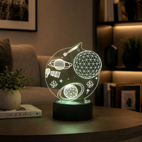 Panorama LED RGB 3D Illusion Decorative Table Lamp Panorama LED RGB 3D Illusion Decorative Table Lamp