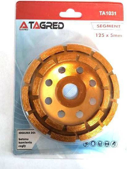 Diamantschleifscheibe Für Beton Tagred Ta1031 125mm 3mm Schicht