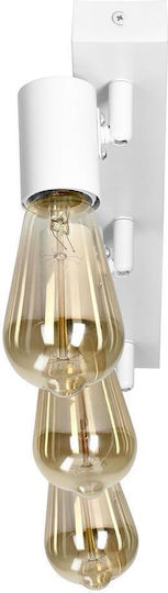 Orno Triple Spot with Socket E27 in White Color
