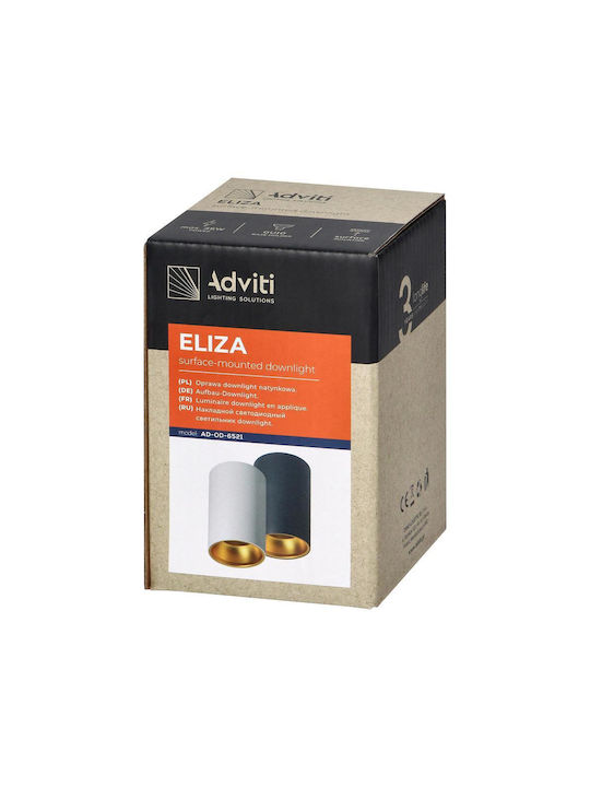 Orno Single Spot with Socket GU10 in Black Color
