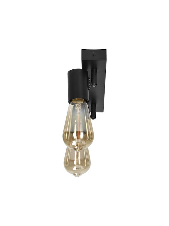 Orno Single Spot with Socket E27 in Black Color