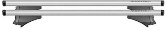 Menabo Car Roof Bars Aluminum Blade M Silver 118 Cm Ends Alfa High Gmc Acadia 5 Doors 2017 Flush Rails 2 Pieces 12920/mb Mp.12920/mb-5