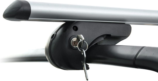Menabo Car Roof Bars Aluminum Brio 120 Cm Silver Color Ford Focus Ii Station Wagon 5 Doors 2004>2011 Raised Rails Parallel Bars Set 2 Pieces 4000/mb Mp.4000/mb-87