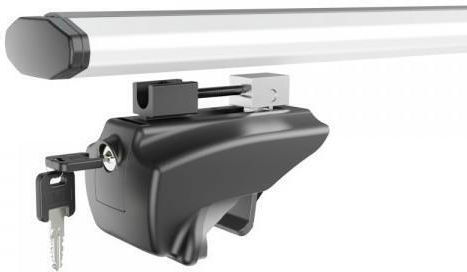 Menabo Aluminum Roof Bars Blade L Silver 127 Cm Ends Gamma Flat BMW Series 5 G61 Touring 5 Doors 2024 Flush Rails 2 Pieces 14070/mb Mp.14070/mb-2