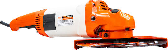 Ruris Ra2400s – Angle Grinder 2400 W 230 Mm Diamond Disc Soft Start 3-position Handle