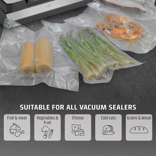 Caso Cooking Bag Grainy Vacuum Sealer Bag 200x300mm 50pcs