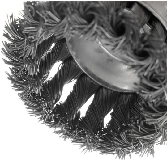 Perie Frontală Pin Kraft&dele 65mm M6 Sârmă de Oțel Tip Cupă