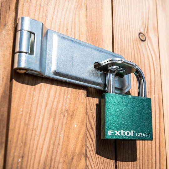 Extol Padlock Brass with Key 63mm 1pcs