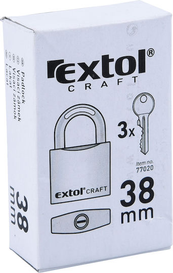Extol Lăcăt Potcoavă cu cheie 38mm 1buc