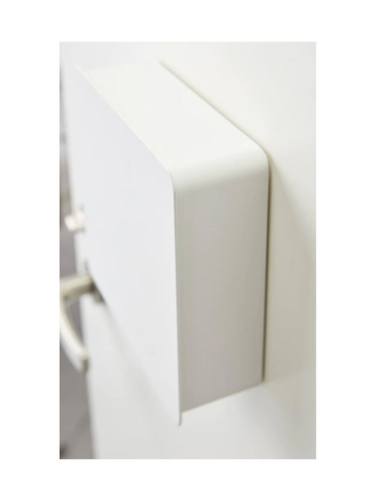Yamazaki Metallic Wall Key Hook Tower 5 Hooks 15.8x5.5x15.8cm