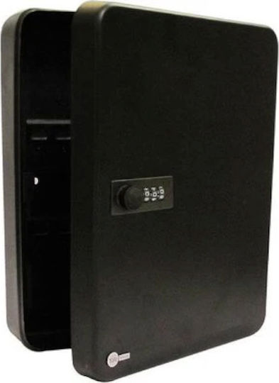 Yale Agățătoare Chei Metalică 46 Compartimente Cu Încuietoare 30x24x8cm