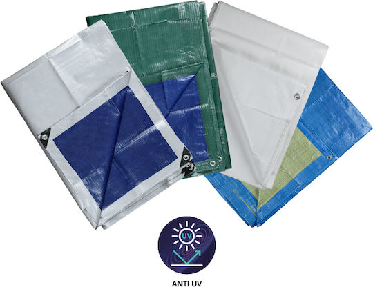 Krausmann Waterproof Tarpaulin 140gr/m² 5x6m. Light Type Green