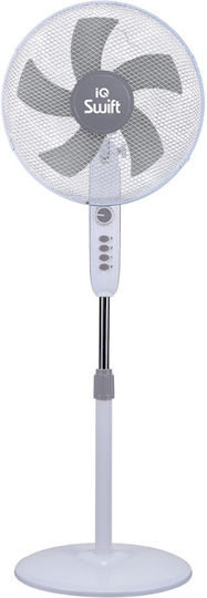 IQ IQ Pedestal Fan 50W with 40cm Diameter Remote Control White