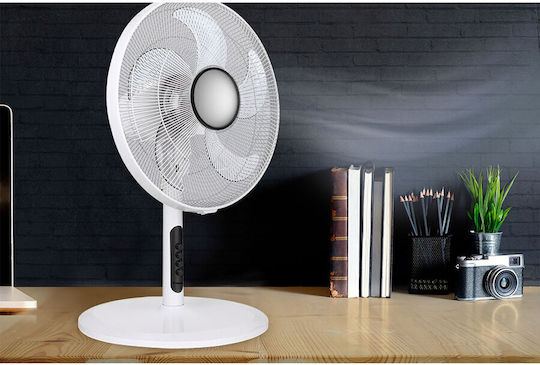 Trisa Electronics Vario Вентилатор Стоящ Вентилатор 50W Диаметър На Вентилатора 45cm Бял