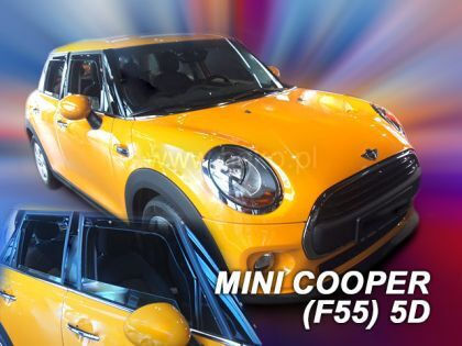 Heko Set of Windbreakers Front Car Dark Fime for Mini Countryman 2pcs