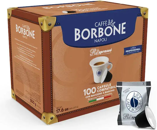 Caffe Borbone Капсули Еспресо Borbone Nero Съвместими с машина Nespresso 100капси