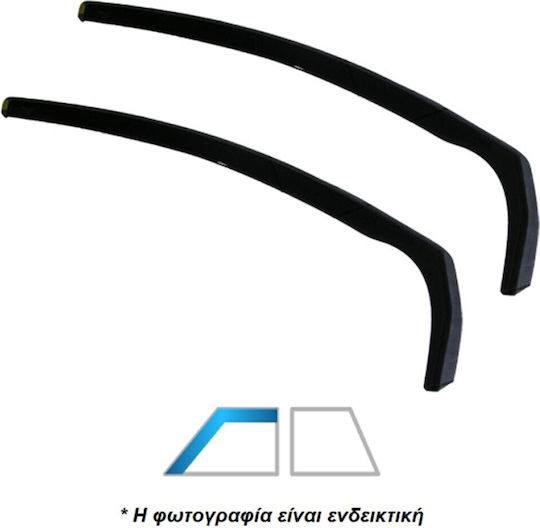 Heko Комплект Ветробрани Dark Fime за Kia Спортаж 5D 2004-2010 2бр