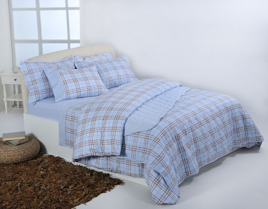 Silk Fashion Bed Sheet Set With 2 Pillowcases Super Double 230x260cm 3 Pieces