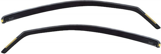 Heko Set of Windbreakers Front Car Dark Fime for Hyundai i10 5D 2007-2013 2pcs