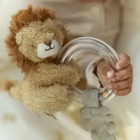 Little Dutch Baby Rattle Lion With Ring Safari Friends Grs For Newborns