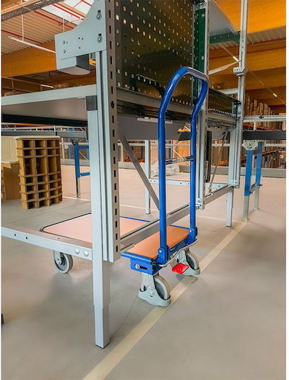 Variofit Platform Trolley for Weight Load up to 400kg Gray