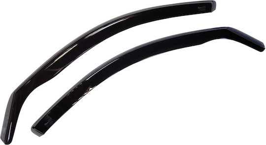 Heko Set of Windbreakers Front Car Dark Fime for Mercedes-Benz B Class 2pcs