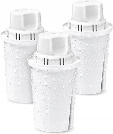 Dafi Water Filter Replacement for Pitcher made of Activated Carbon 3pcs